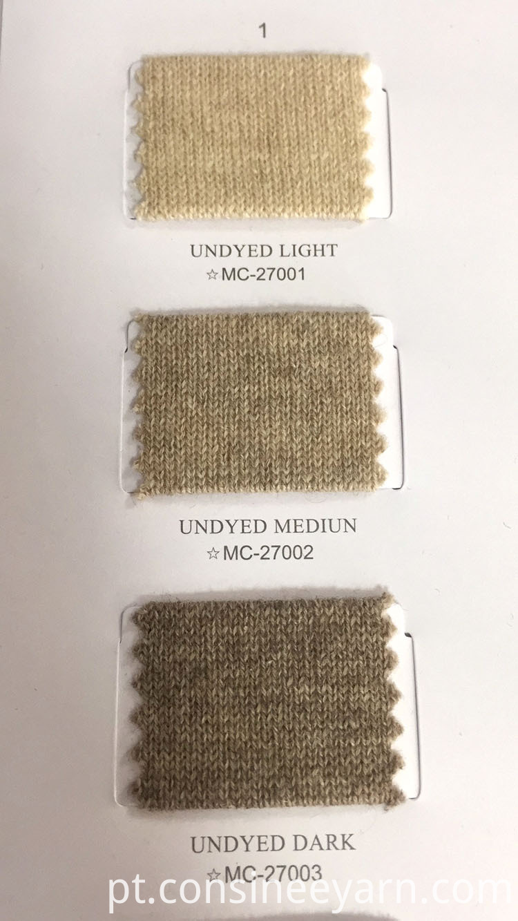 100 fios de cashmere crus 100 raw cashmere yarn